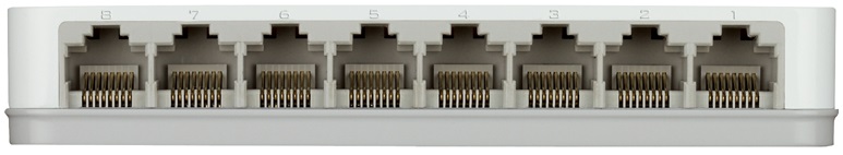 سوئیچ شبکه دی لینک مدل DGS-1008A/B دارای 8 پورت LAn 10/100/1000 گیگابیتی است.